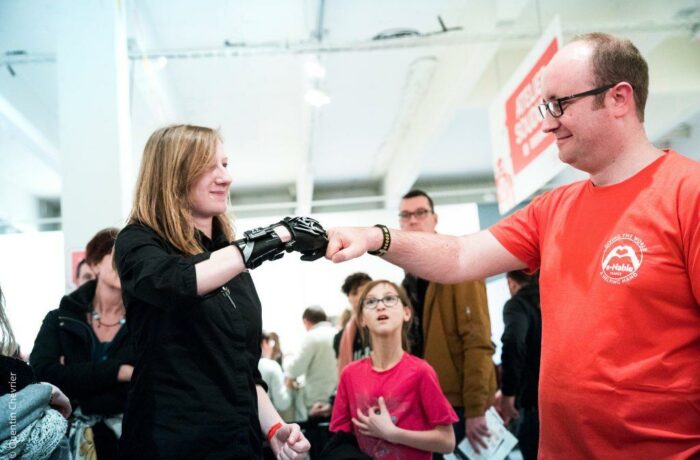 Maker Faire Lille février 2019 - check avec la main 3D